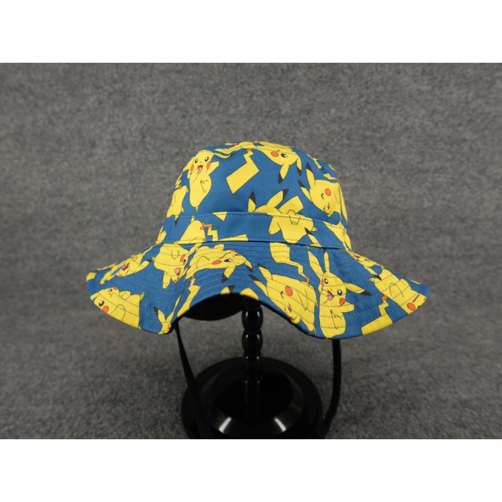 Pokemon Bucket Hat Unisex One Size Blue Good Pikachu All Over Print‎ RN115665